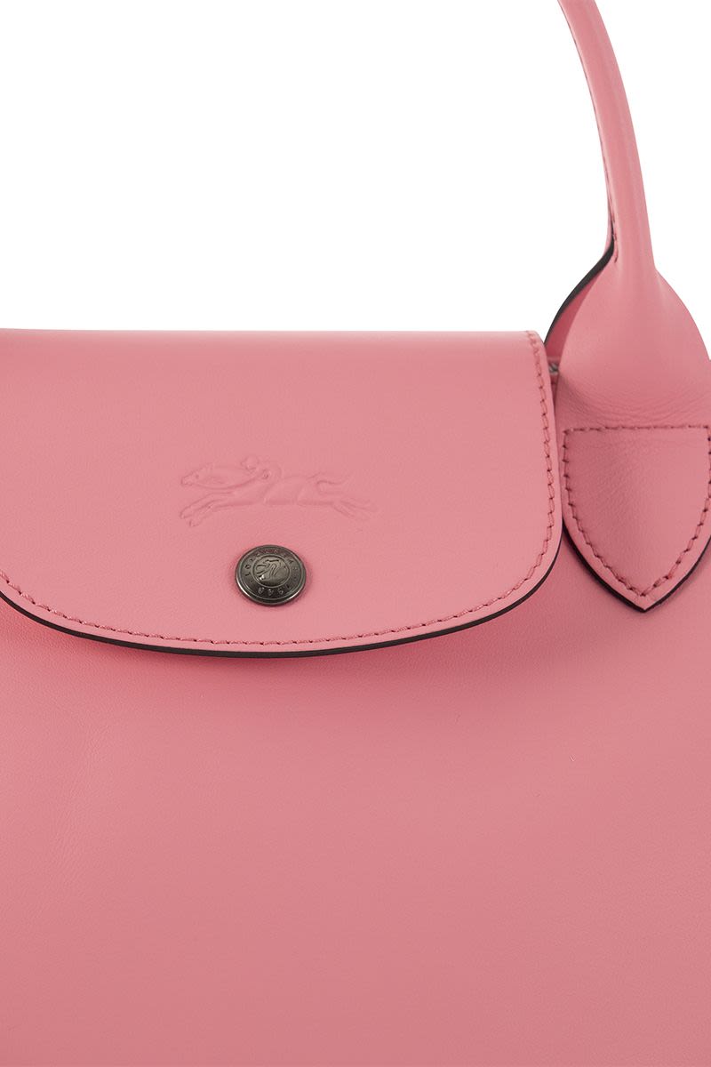 Longchamp Le Pliage Xtra Leather Crossbody Bag in Pink
