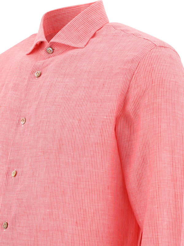 Pink BORRIELLO STRIPED SHIRT