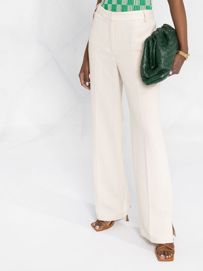 990 ETRO side-slit flared tailored trousers