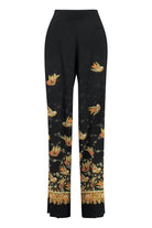 1 ETRO PRINTED WIDE-LEG TROUSERS