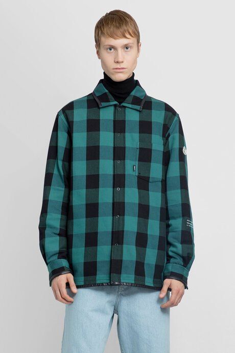 7 Moncler FRGMT Hiroshi Fujiwara Simmon Checked Overshirt | LOZURI