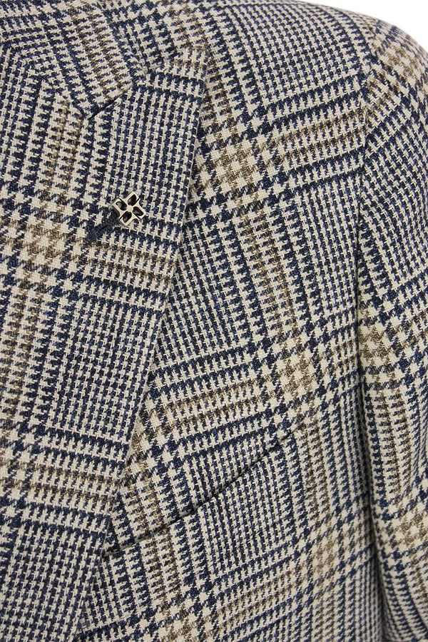 Tagliatore Jacket With Tartan Pattern | LOZURI