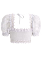 White CHARO RUIZ IBIZA "JUDY" TOP