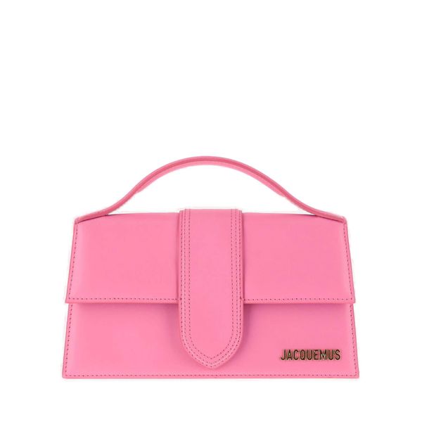 Jacquemus: Pink Le Raphia 'Le Chiquito' Bag