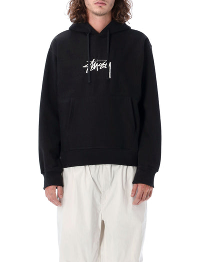 BLAC STUSSY STOCK LOGO EMBROIDERY HOODIE