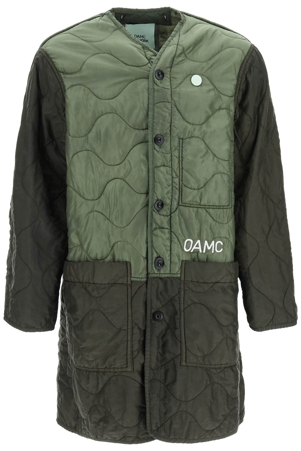 MIXED COLOURS OAMC QUILTED MIDI LINER JACKET (22A28OAX07CAPOA007