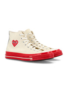 2 COMME DES GARÇONS PLAY CHUCK 70 CDG HIGH RED SOLE