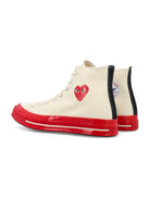 2 COMME DES GARÇONS PLAY CHUCK 70 CDG HIGH RED SOLE