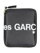 1 COMME DES GARÇONS WALLET HUGE LOGO VERTICAL ZIP AROUND WALLET