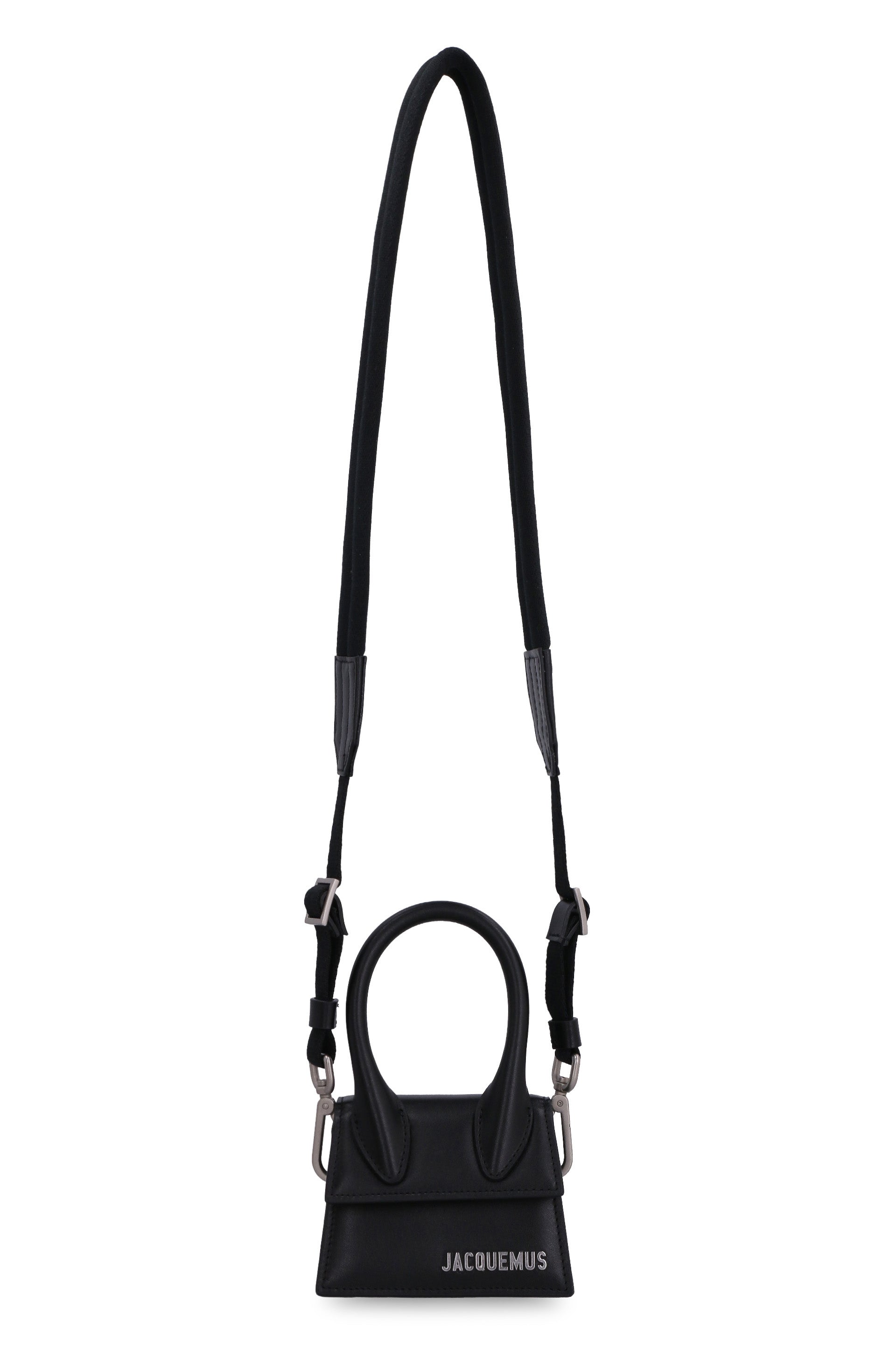 ＪACQUEMUS Black cowhide buy bag