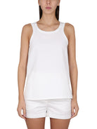 001 MAX MARA SPORTMAX SUPREMO SLEEVELESS TOP WHITE