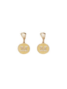 003 MAX MARA EARRY4 PENDIENTES YELLOW