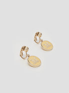 003 MAX MARA EARRY4 PENDIENTES YELLOW