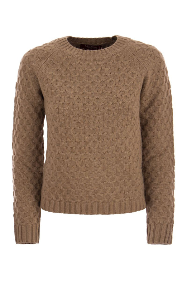 Clava Wool & Cashmere Crew-Neck Sweater, Raglan Sleeves