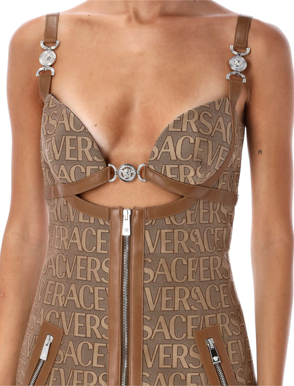 Versace hotsell strap dress