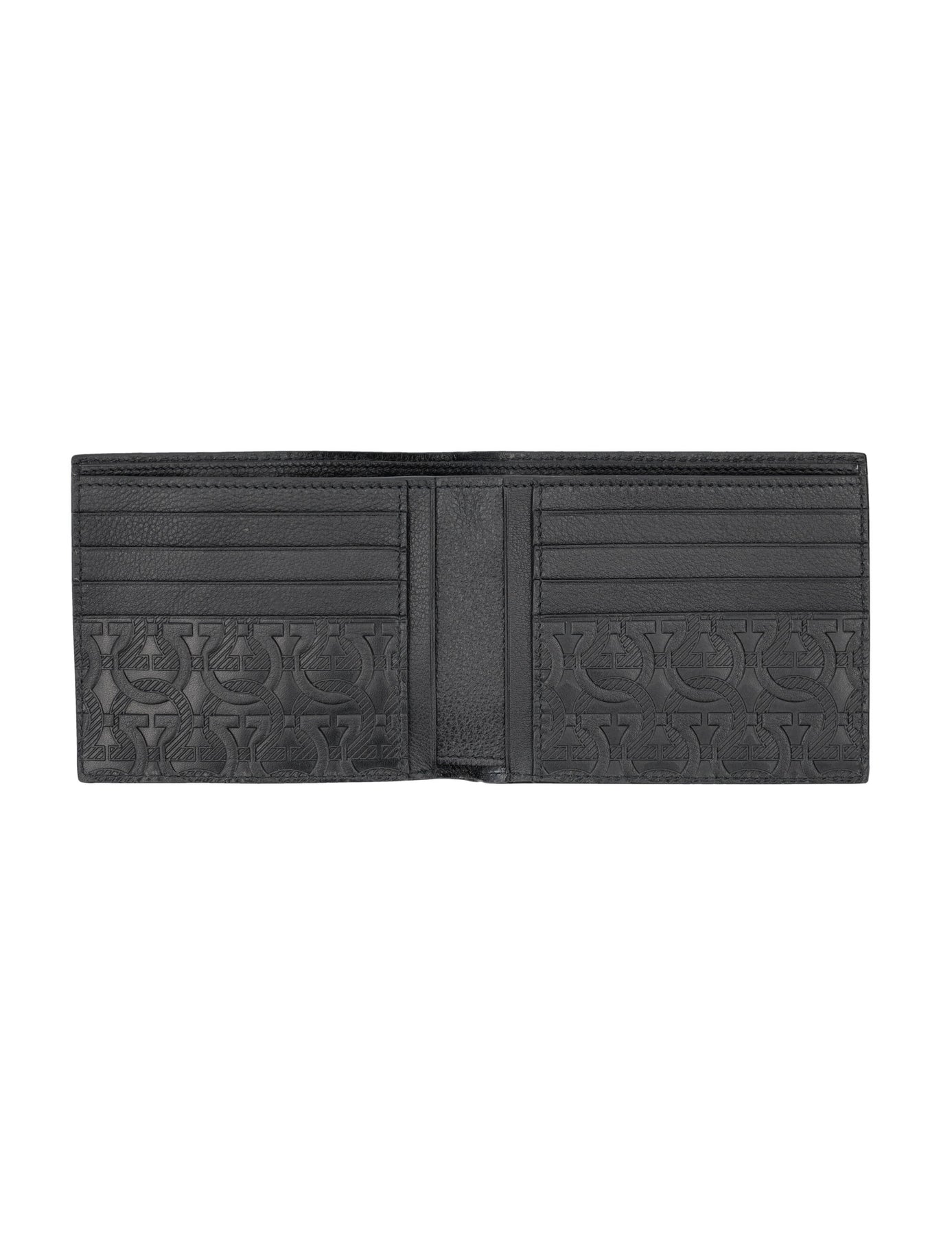 Buy Ferragamo Embossed Gancini Wallet in Hammered Leather