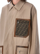 F1M2L FENDI REVERSIBLE TRENCH COAT