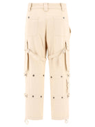 Beige ISABEL MARANT ETOILE "ELORE" CARGO TROUSERS