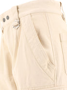 Beige ISABEL MARANT ETOILE "ELORE" CARGO TROUSERS