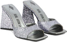 Grey THE ATTICO "MINI DEVON" SANDALS