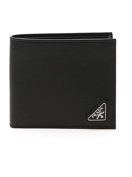 Prada bifold hotsell wallet mens