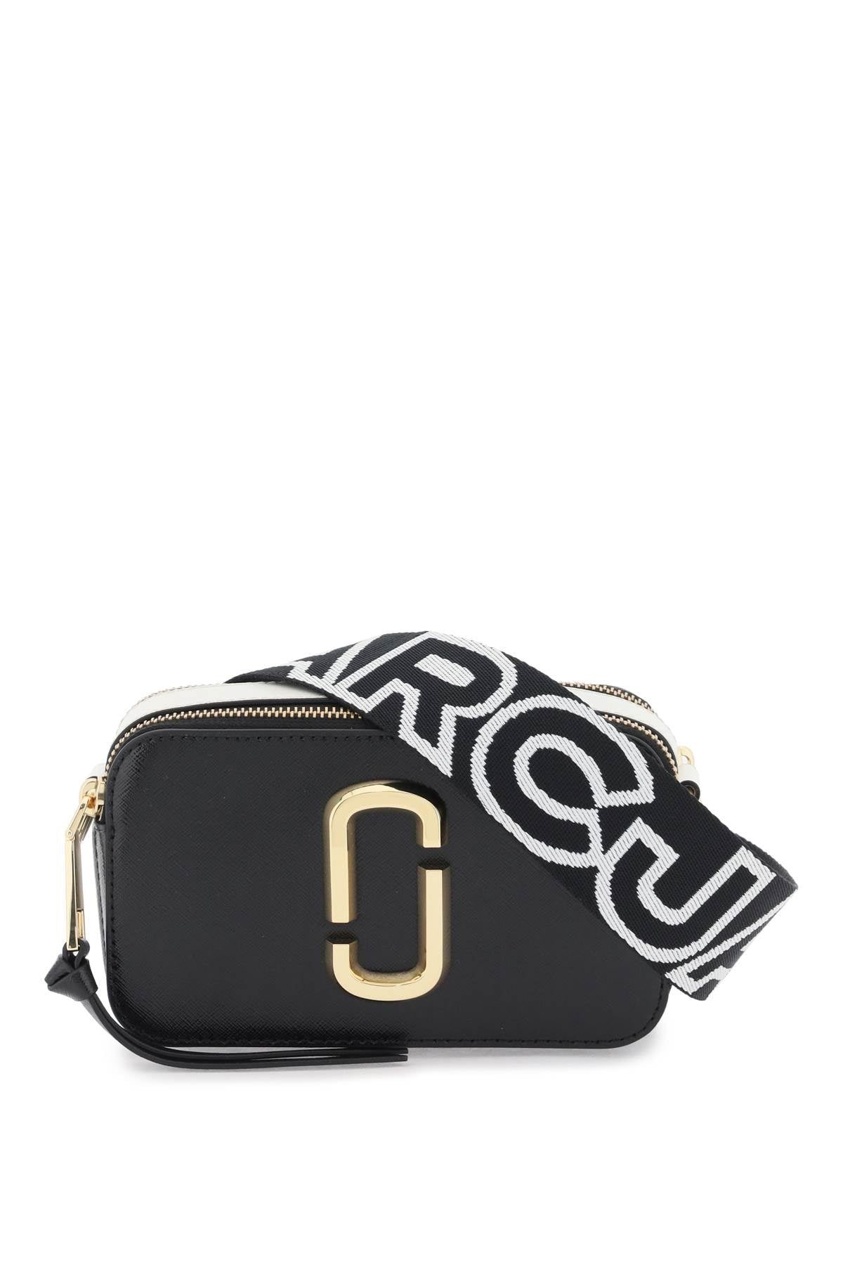 Marc Jacobs White The Snapshot Small Saffiano Leather Camera Bag