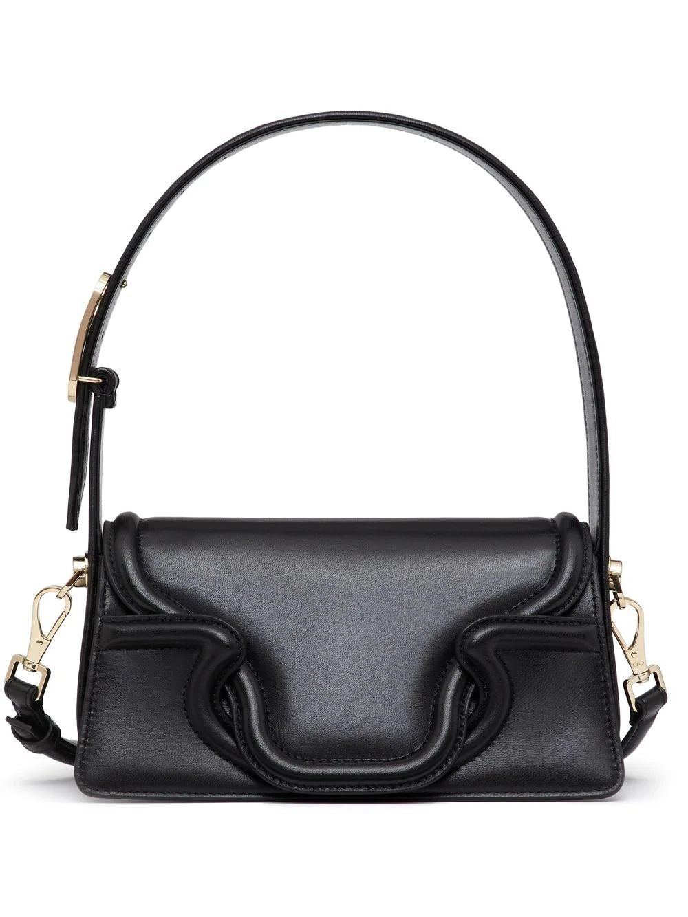 0NO VALENTINO VALENTINO GARAVANI - LE PETIT DEUXIÈME LEATHER SHOULDER BAG