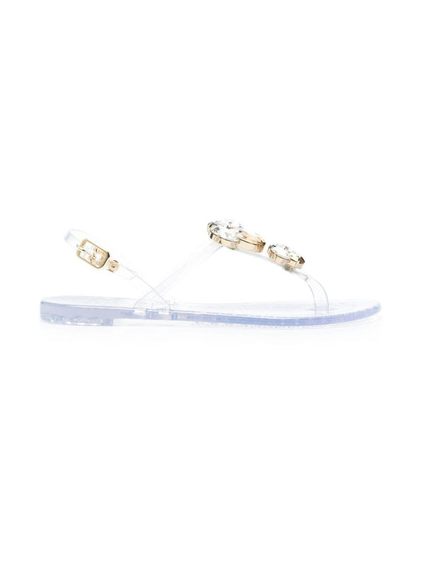 APBEA9600 CASADEI JELLY THONG SANDALS
