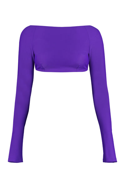 I25 EMILIO PUCCI KNITTED CROP TOP