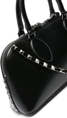 0NO VALENTINO ROCKSTUD EMBELLISHED TOTE BAG