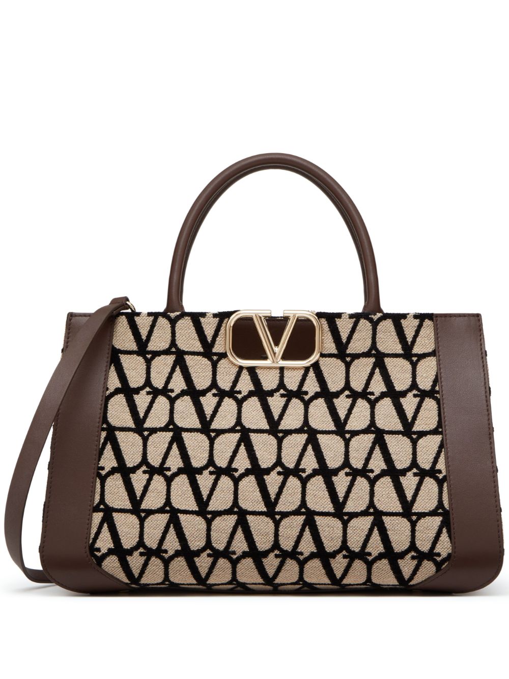 VLogo Escape Tote Leather Small