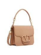 GF9 VALENTINO BOLSO DE HOMBRO NUDE LOGO DORADO