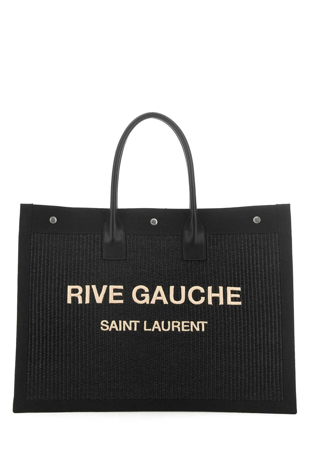 1050 SAINT LAURENT WOVEN STRAW TOTE