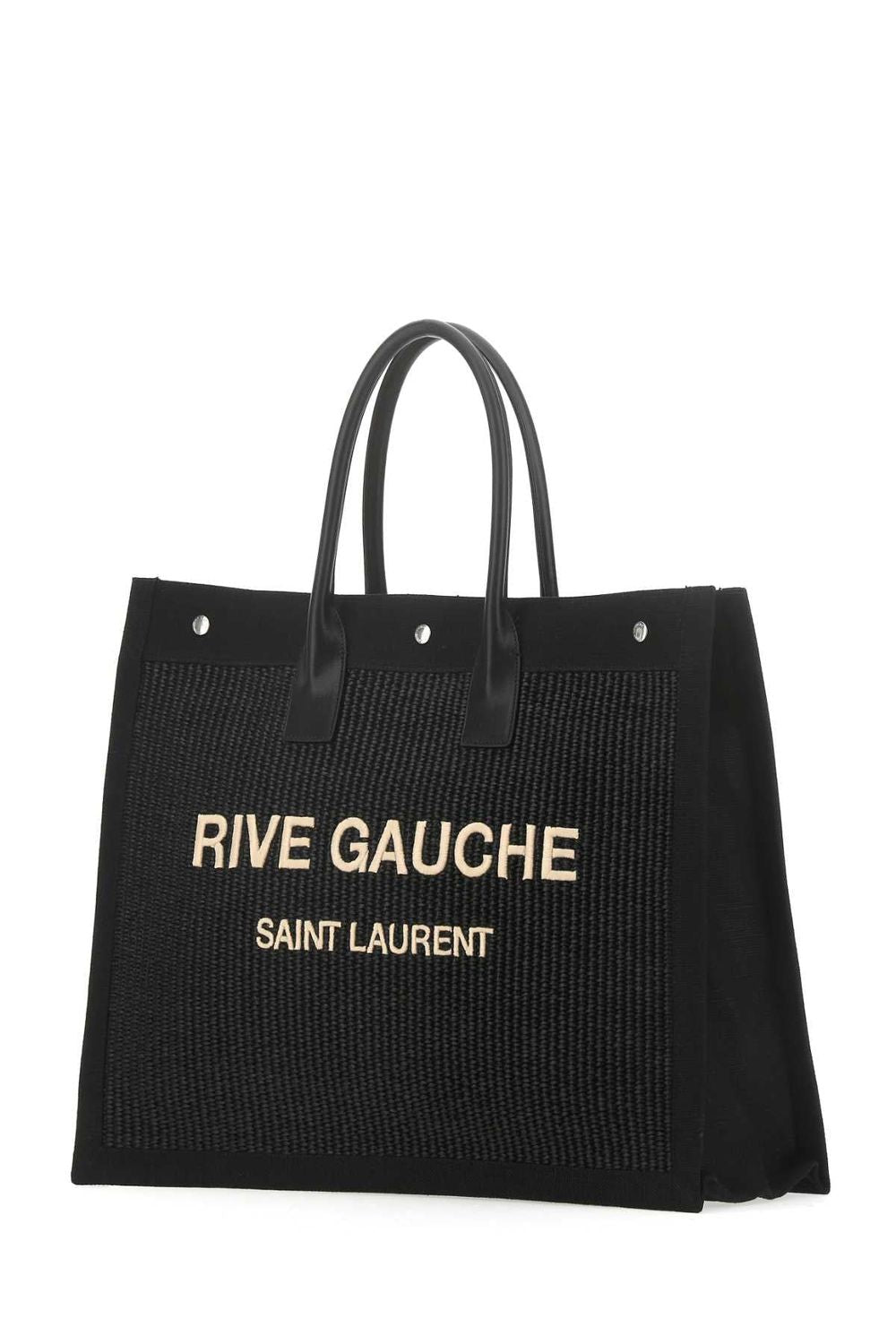 1050 SAINT LAURENT WOVEN STRAW TOTE