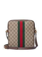 8745 GUCCI GG SUPREME FABRIC OPHIDIA SHOULDER-BAG