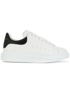 White & Black Alexander McQueen Larry Leather Oversized Sneakers - Side