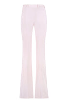 5093 ALEXANDER MCQUEEN FLARED CRÊPE TROUSERS