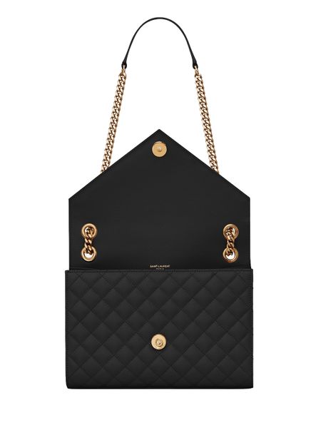 Yves Saint Laurent, Bags, Ysl Large Envelope Quiltedcalfskin Shoulder Bag