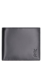 1000 SAINT LAURENT TINY CASSANDRE EAST/WEST LEATHER WALLET