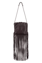 2132 BOTTEGA VENETA FRINGED LEATHER SHOULDER BAG