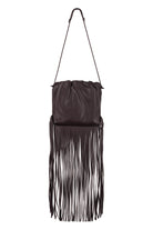 2132 BOTTEGA VENETA FRINGED LEATHER SHOULDER BAG