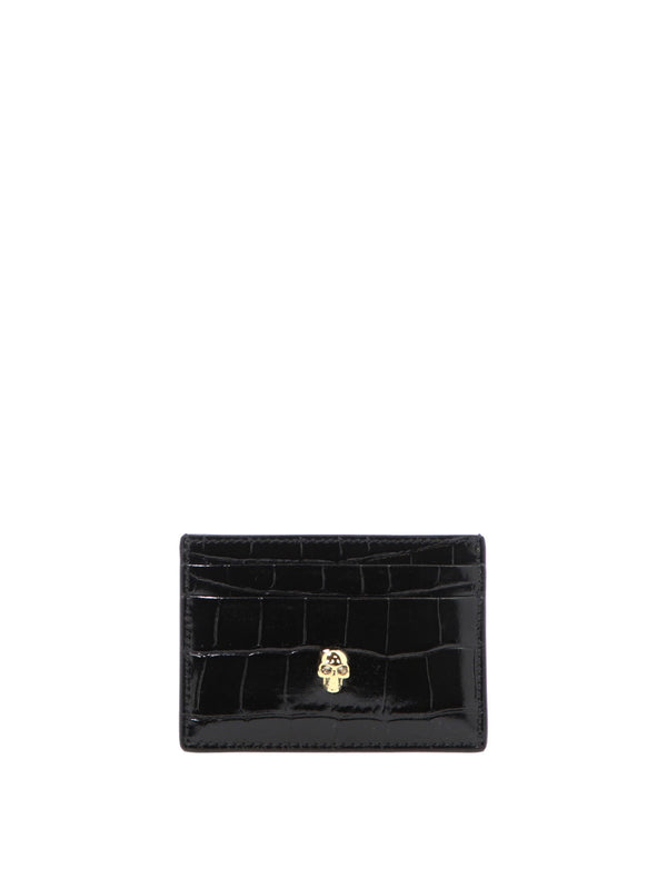 ALEXANDER MCQUEEN - Skull Leather Card Holder