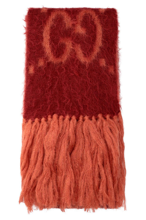 6276 GUCCI FRINGED MOHAIR SCARF