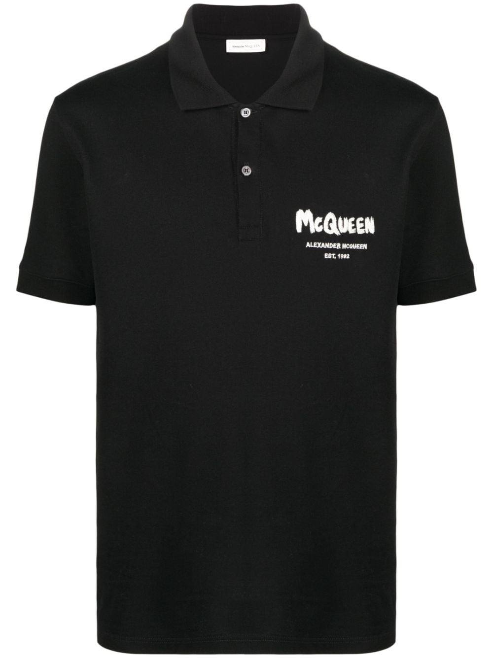 1000 ALEXANDER MCQUEEN COTTON-PIQUÉ POLO SHIRT