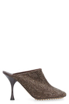 2113 BOTTEGA VENETA SPARKLE DOT SOCK LEATHER MULES