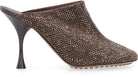 2113 BOTTEGA VENETA SPARKLE DOT SOCK LEATHER MULES