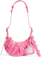 5639 BALENCIAGA BUBBLEGUM PINK LE CAGOLE XS BAG