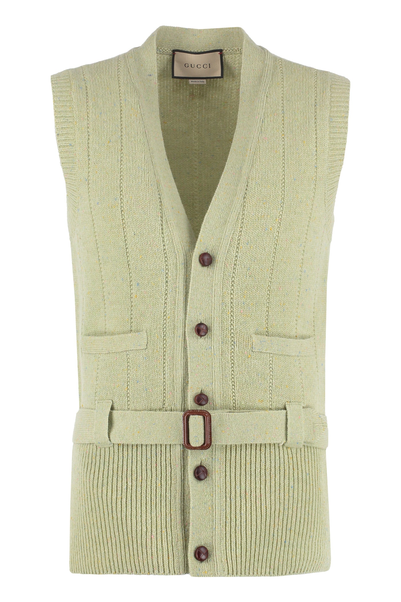 3222 GUCCI KNITTED WOOL VEST