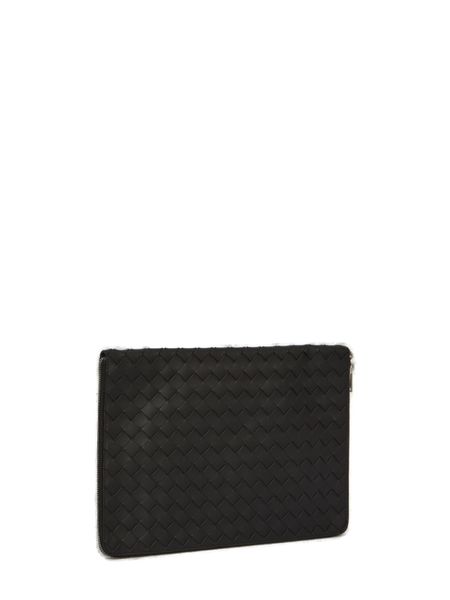 Bottega veneta intrecciato leather on sale pouch