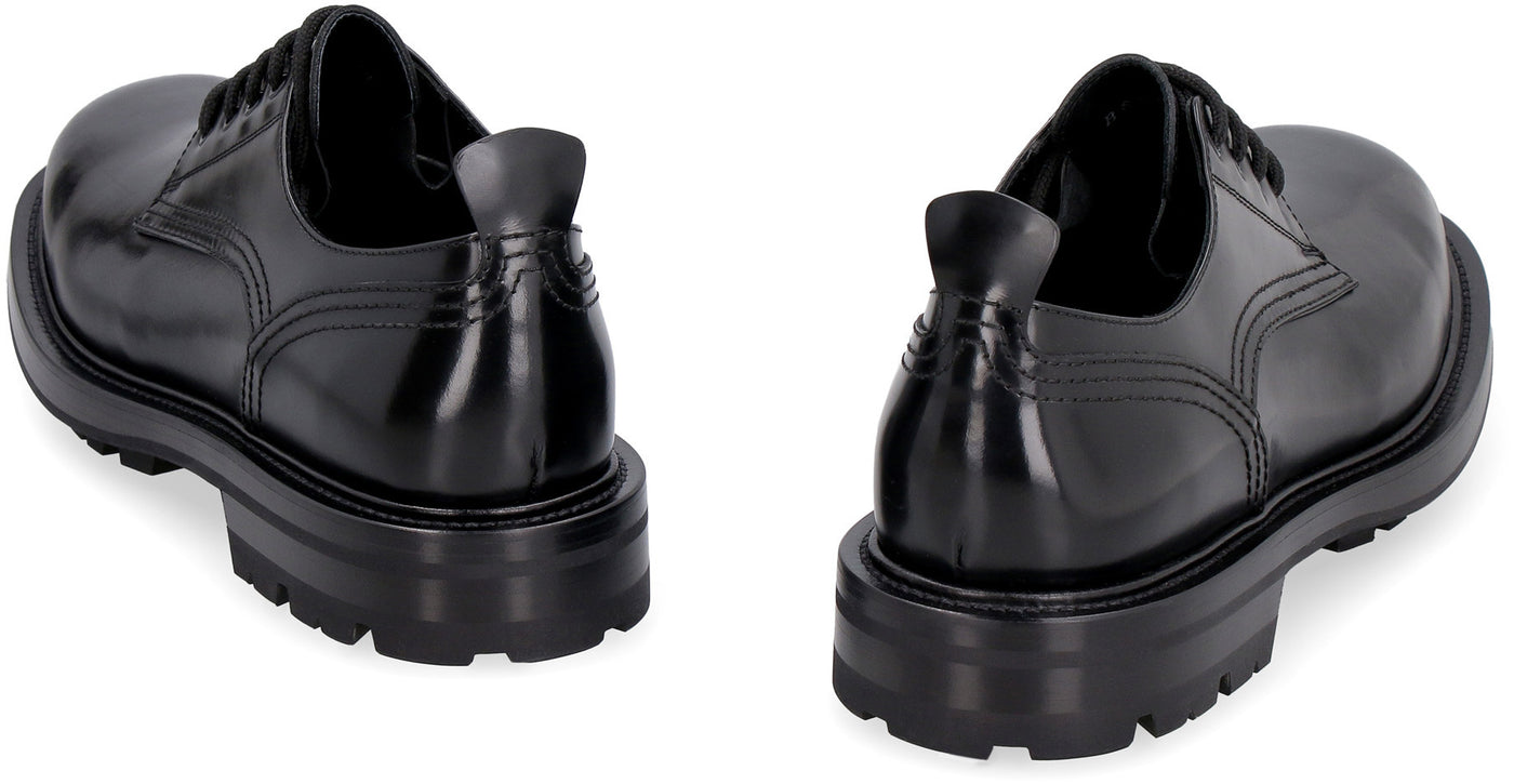 1000 ALEXANDER MCQUEEN LEATHER LACE-UP SHOES